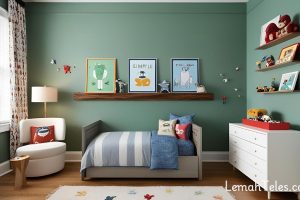 Dekorasi Kamar Anak Laki-Laki Sederhana
