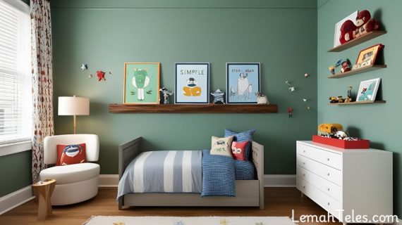 Dekorasi Kamar Anak Laki-Laki Sederhana yang Fungsional dan Menyenangkan