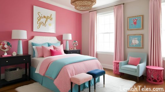 Dekorasi Kamar Anak Perempuan Sederhana yang Elegan dan Menawan