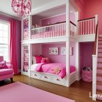 Kamar Tingkat Anak Perempuan: Solusi Fungsional dengan Sentuhan Estetika Feminin