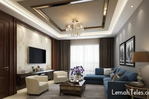 Model Plafon Ruang Tamu Terbaru yang Membuat Tampilan Interior Lebih Elegan