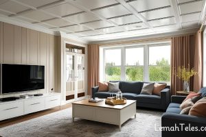 Plafon PVC Ruang Tamu: Solusi Modern untuk Interior yang Elegan dan Tahan Lama